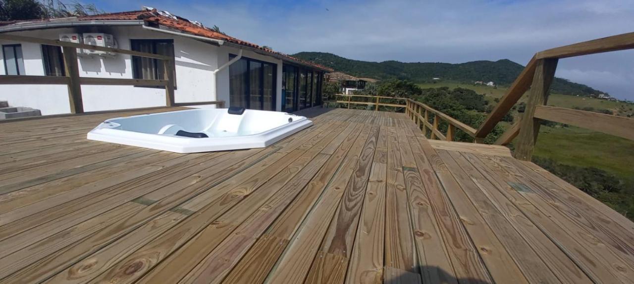 Villa Santorini Praia Do Rosa Com Piscina E Jacuzzi Zewnętrze zdjęcie