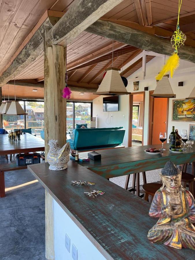 Villa Santorini Praia Do Rosa Com Piscina E Jacuzzi Zewnętrze zdjęcie